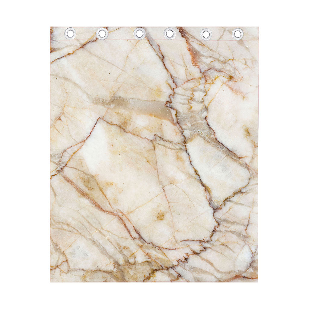 Brown Marble Print Curtain