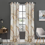 Brown Marble Print Curtain