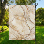 Brown Marble Print Garden Flag