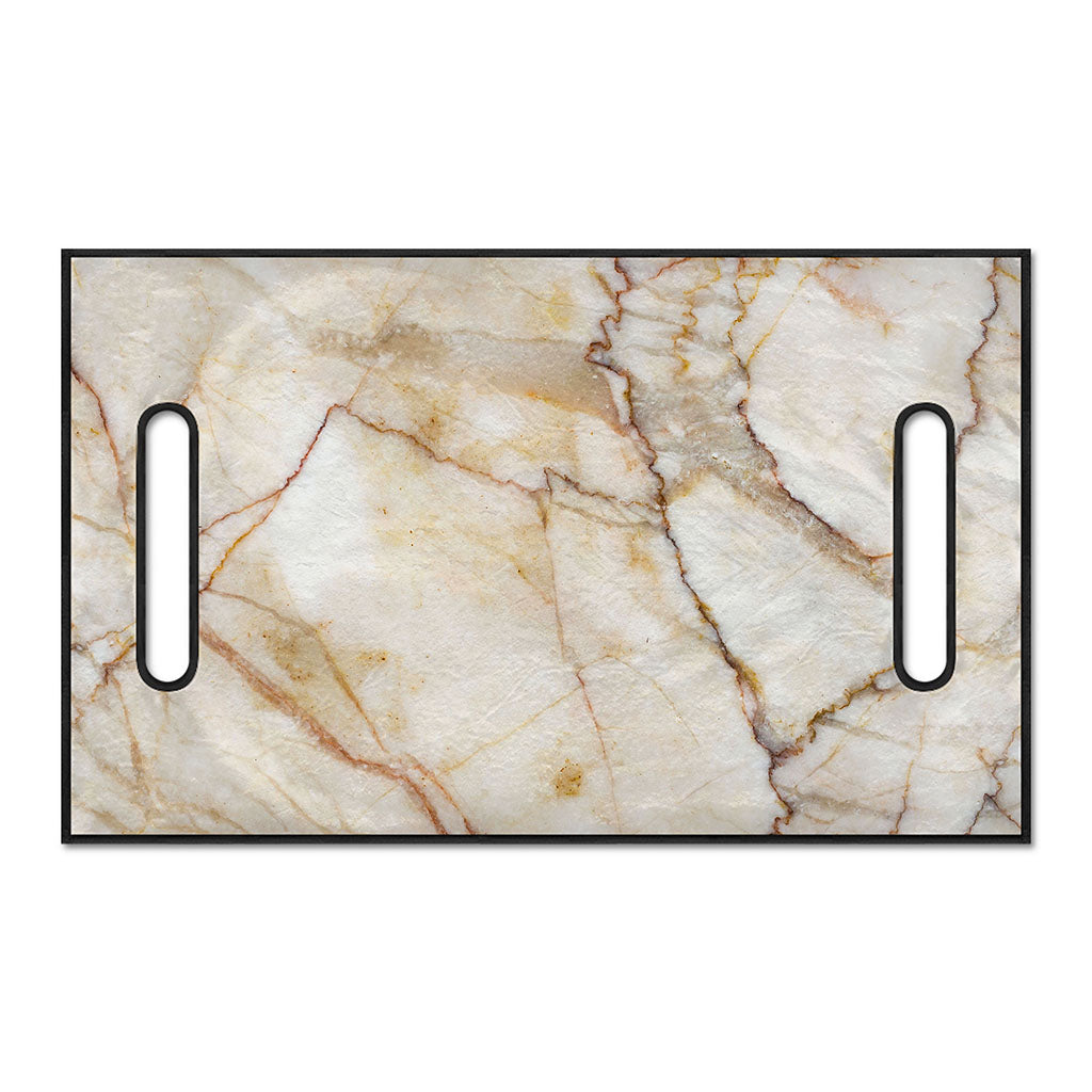 Brown Marble Print Golf Cart Seat Cover