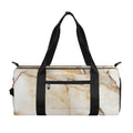 Brown Marble Print Gym Bag