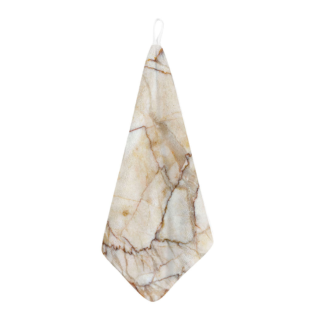Brown Marble Print Hand Towel