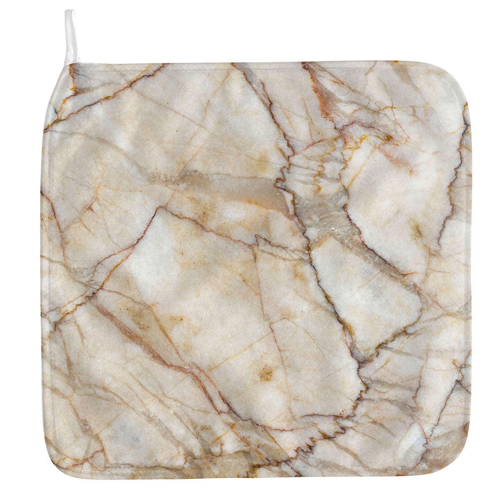 Brown Marble Print Hand Towel