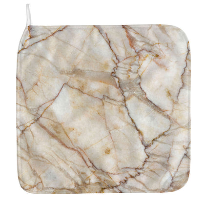 Brown Marble Print Hand Towel