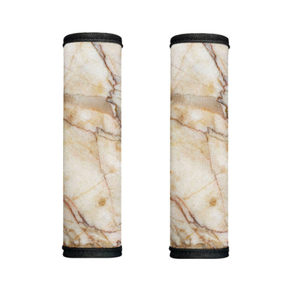 Brown Marble Print Handle Covers