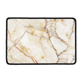 Brown Marble Print Kitchen Mat