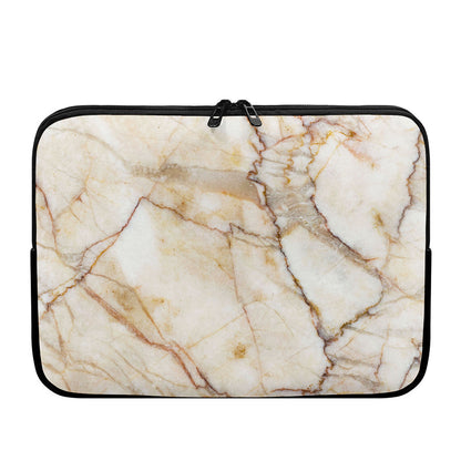 Brown Marble Print Laptop Sleeve