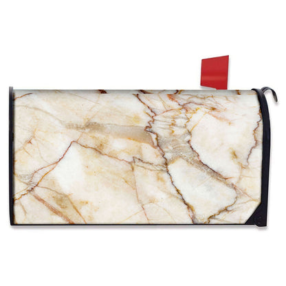 Brown Marble Print Mailbox Cover