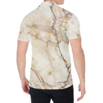Brown Marble Print Men's Shirt