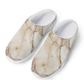 Brown Marble Print Mesh Casual Shoes