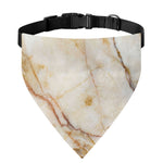 Brown Marble Print Over The Collar Dog Bandana