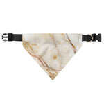 Brown Marble Print Over The Collar Dog Bandana