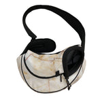 Brown Marble Print Pet Sling Carrier