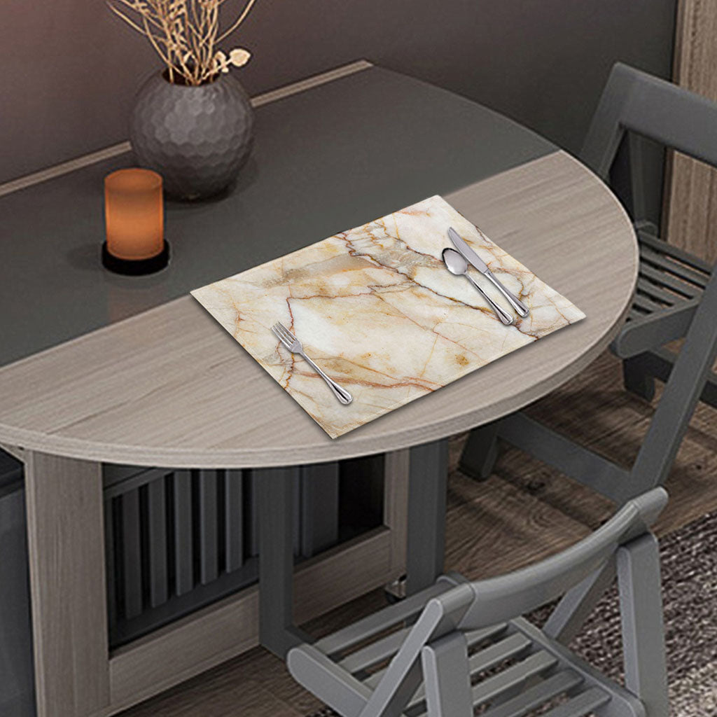 Brown Marble Print Placemat