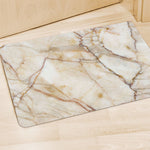 Brown Marble Print Polyester Doormat