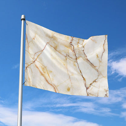 Brown Marble Print Polyester Flag