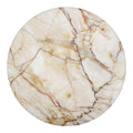 Brown Marble Print Round Blanket