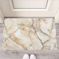 Brown Marble Print Rubber Doormat
