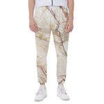 Brown Marble Print Scuba Joggers