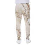 Brown Marble Print Scuba Joggers