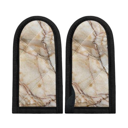 Brown Marble Print Skillet Handle Cover