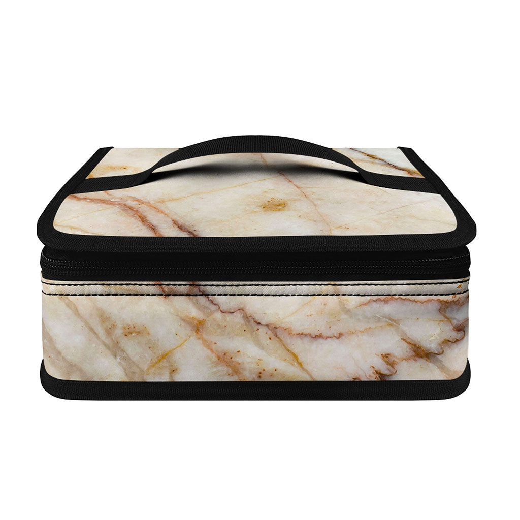 Brown Marble Print Small Lunch Bag