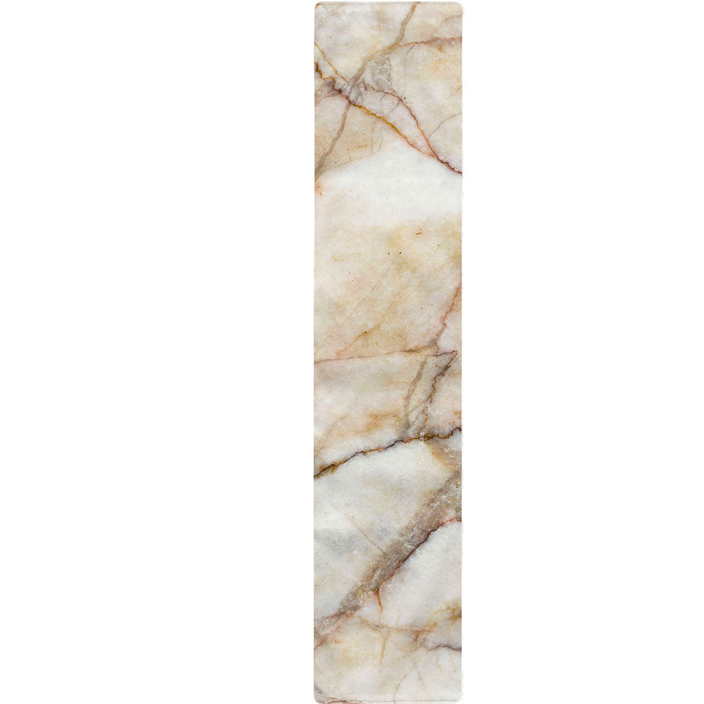 Brown Marble Print Table Runner