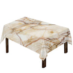 Brown Marble Print Tablecloth