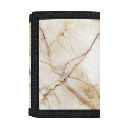 Brown Marble Print Trifold Wallet