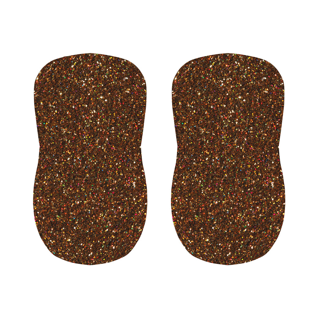 Brown (NOT Real) Glitter Print Bar Stool Covers