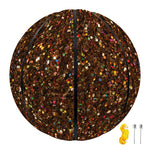 Brown (NOT Real) Glitter Print Basketball