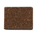 Brown (NOT Real) Glitter Print Bifold Wallet