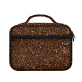Brown (NOT Real) Glitter Print Briefcase Bible Bag