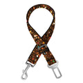 Brown (NOT Real) Glitter Print Dog Seat Belt