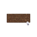 Brown (NOT Real) Glitter Print Extended Mouse Pad