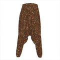 Brown (NOT Real) Glitter Print Hammer Pants