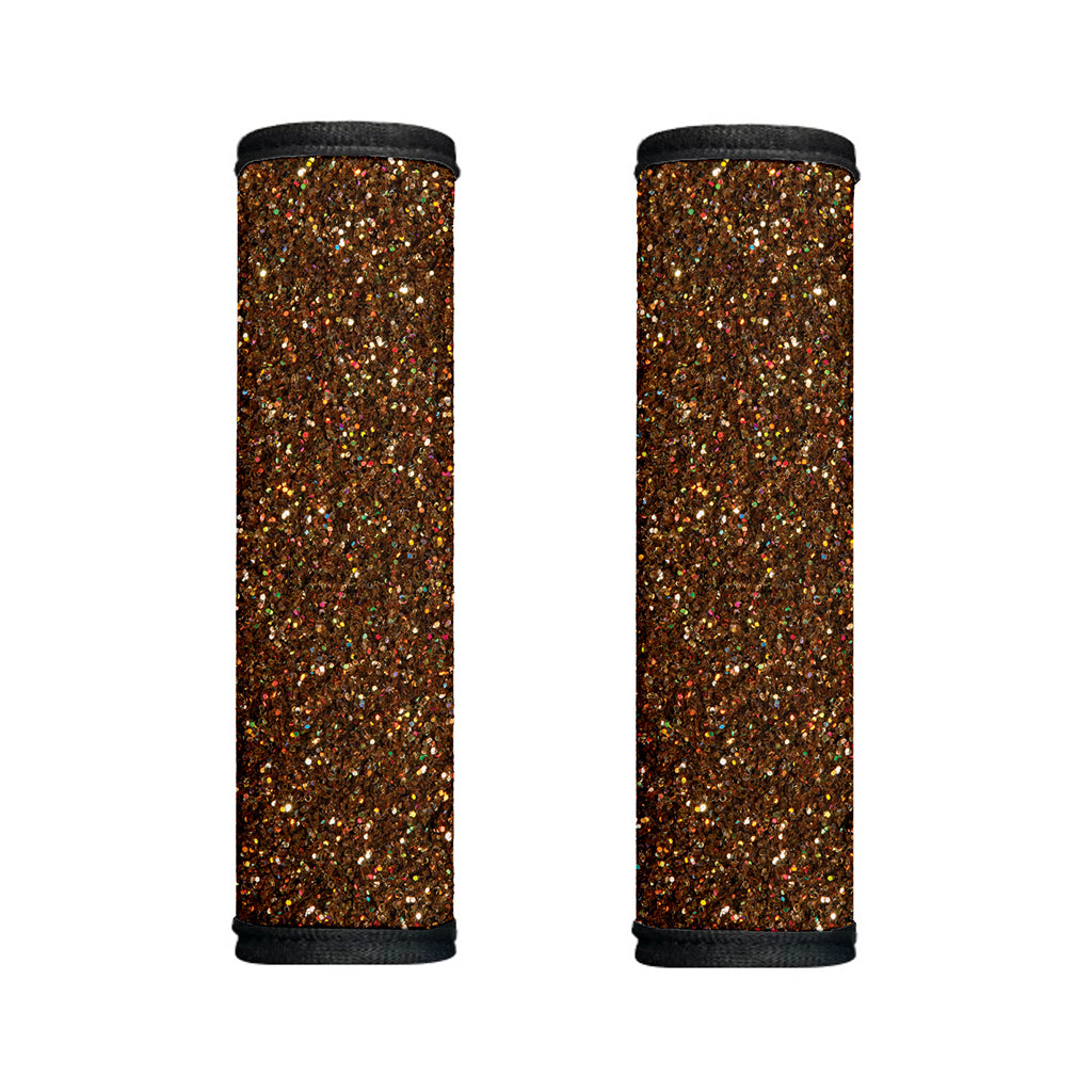 Brown (NOT Real) Glitter Print Handle Covers