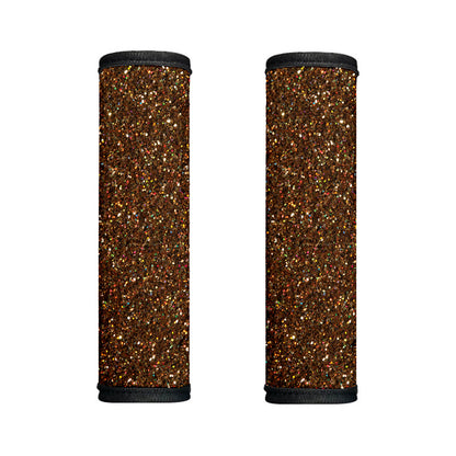 Brown (NOT Real) Glitter Print Handle Covers