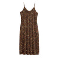Brown (NOT Real) Glitter Print Jersey Midi Cami Dress