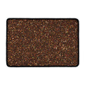 Brown (NOT Real) Glitter Print Kitchen Mat