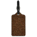 Brown (NOT Real) Glitter Print Luggage Tag