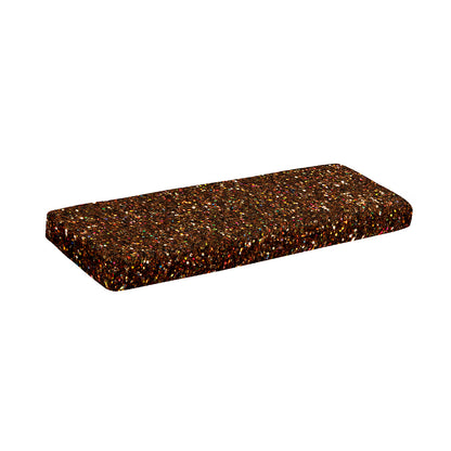 Brown (NOT Real) Glitter Print Piano Keyboard Cover