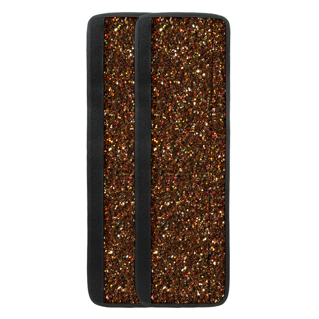 Brown (NOT Real) Glitter Print Refrigerator Handle Covers