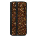 Brown (NOT Real) Glitter Print Refrigerator Handle Covers