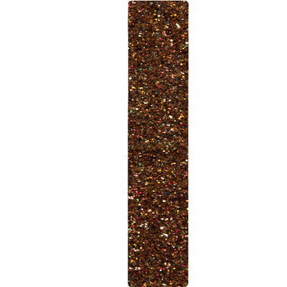 Brown (NOT Real) Glitter Print Table Runner