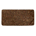 Brown (NOT Real) Glitter Print Towel
