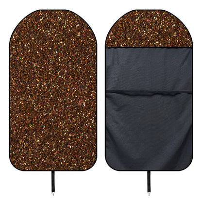 Brown (NOT Real) Glitter Print Waterproof Car Seat Cover