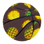 Brown Pineapple Pattern Print Basketball