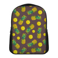 Brown Pineapple Pattern Print Casual Backpack