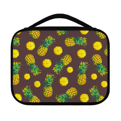 Brown Pineapple Pattern Print Classic Bible Case